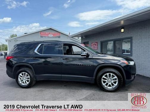 Black 2019 Chevrolet Traverse LT Leather