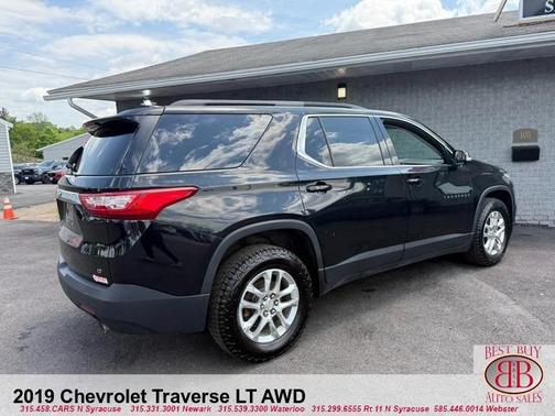 Black 2019 Chevrolet Traverse LT Leather