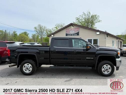 Black 2017 GMC Sierra 2500 SLE