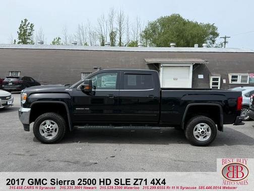 Black 2017 GMC Sierra 2500 SLE