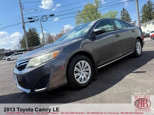 Gray 2013 Toyota Camry LE
