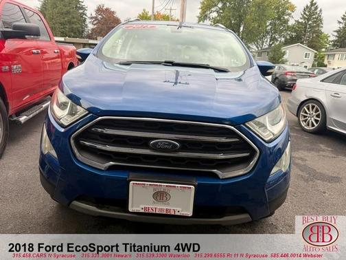 Blue 2018 Ford EcoSport Titanium