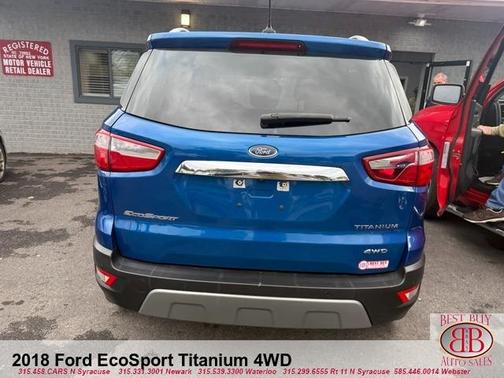 Blue 2018 Ford EcoSport Titanium