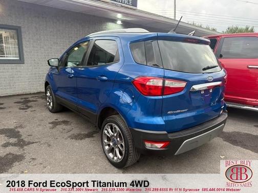 Blue 2018 Ford EcoSport Titanium