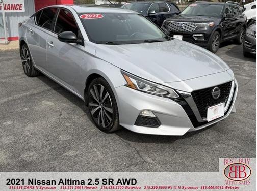 Gray 2021 Nissan Altima 2.5 SR