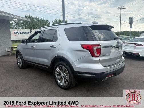 Gray 2018 Ford Explorer Limited
