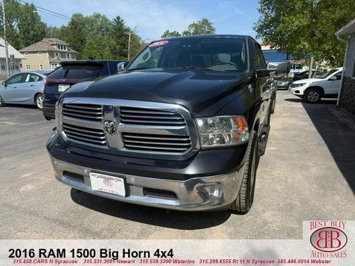 Black 2016 RAM 1500 SLT