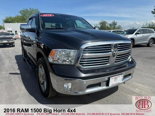 Black 2016 RAM 1500 SLT