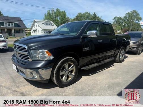 Black 2016 RAM 1500 SLT
