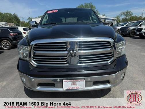 Black 2016 RAM 1500 SLT