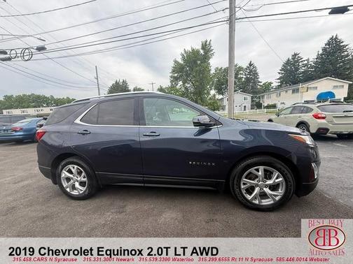 Blue 2019 Chevrolet Equinox 2LT