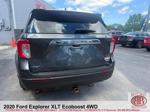 Gray 2020 Ford Explorer XLT