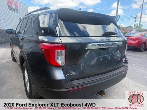Gray 2020 Ford Explorer XLT
