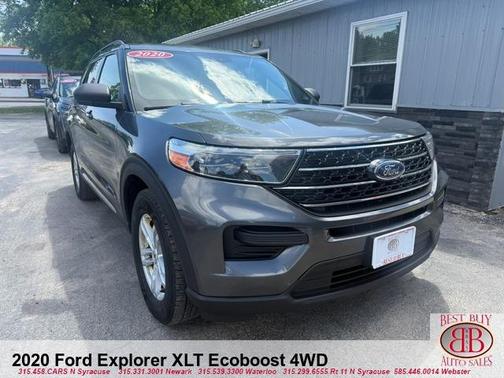 Gray 2020 Ford Explorer XLT
