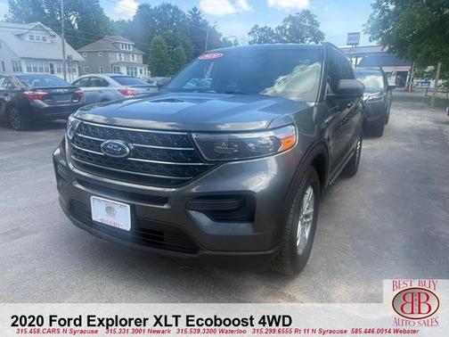 Gray 2020 Ford Explorer XLT