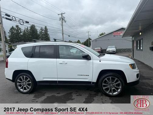 White 2017 Jeep Compass Sport