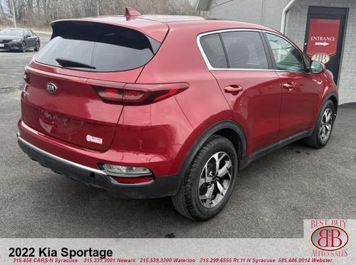 Red 2022 Kia Sportage LX