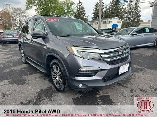 Gray 2016 Honda Pilot EX-L