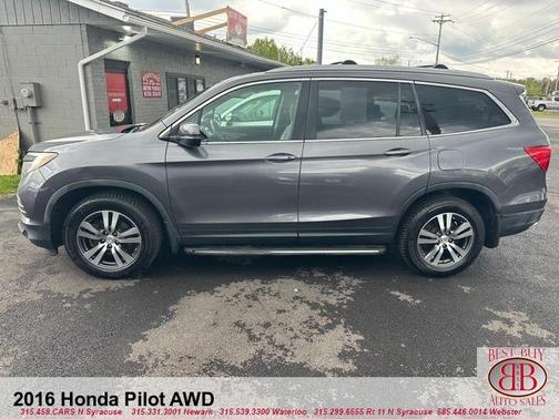 Gray 2016 Honda Pilot EX-L