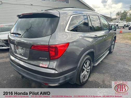 Gray 2016 Honda Pilot EX-L