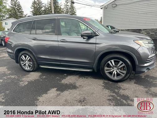 Gray 2016 Honda Pilot EX-L