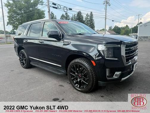 Black 2022 GMC Yukon SLT