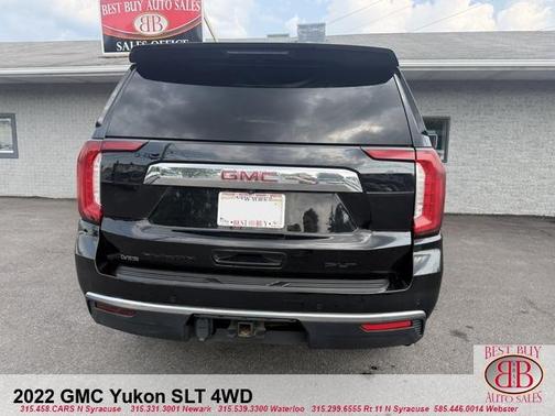 Black 2022 GMC Yukon SLT