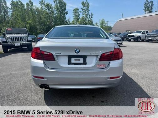 Gray 2015 BMW 528 i xDrive