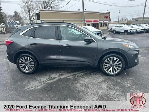 Gray 2020 Ford Escape Titanium