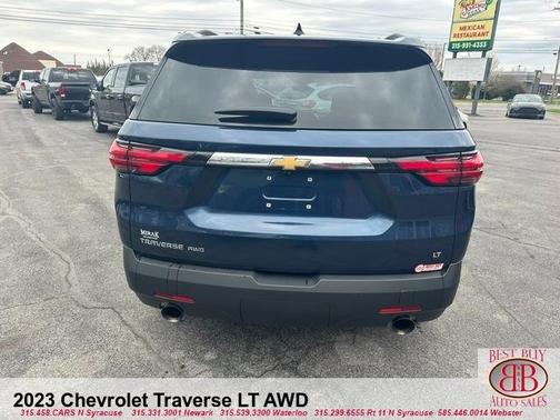 Blue 2023 Chevrolet Traverse LT Cloth