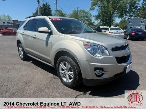 Gold 2014 Chevrolet Equinox 2LT