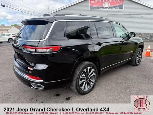 Black 2021 Jeep Grand Cherokee L Overland