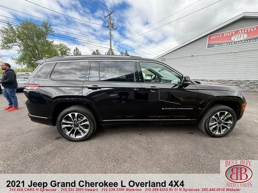 Black 2021 Jeep Grand Cherokee L Overland