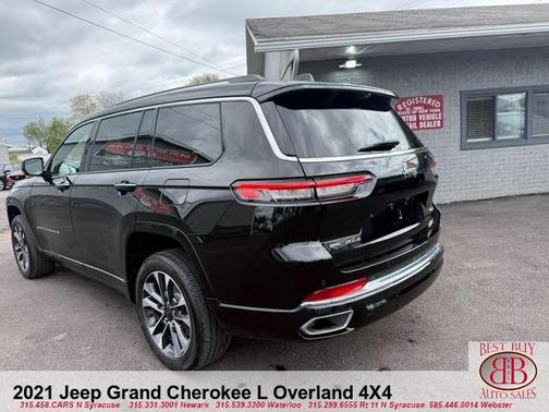 Black 2021 Jeep Grand Cherokee L Overland