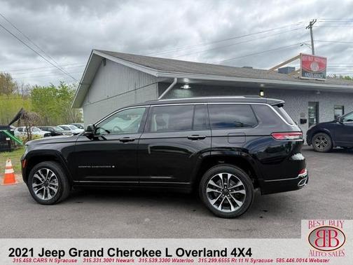Black 2021 Jeep Grand Cherokee L Overland
