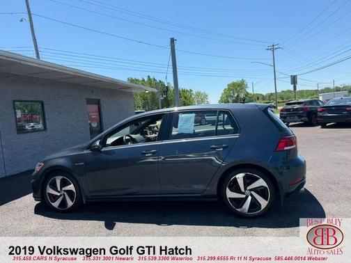 Dark Iron Blue Metallic 2019 Volkswagen Golf GTI 2.0T Autobahn