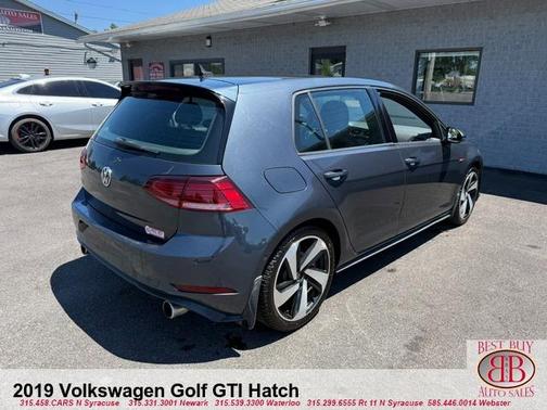 Dark Iron Blue Metallic 2019 Volkswagen Golf GTI 2.0T Autobahn