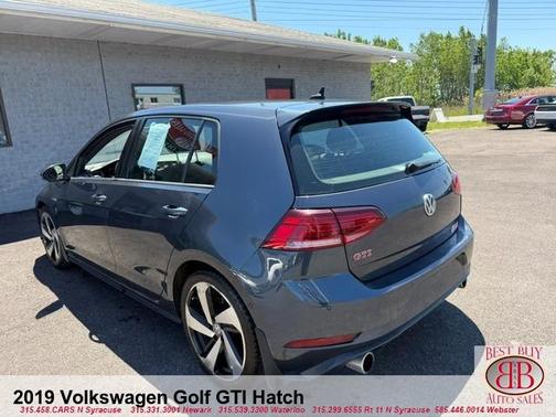 Dark Iron Blue Metallic 2019 Volkswagen Golf GTI 2.0T Autobahn