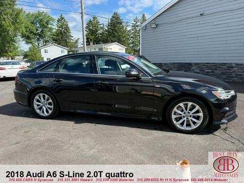 Brilliant Black 2018 Audi A6 2.0T Premium quattro