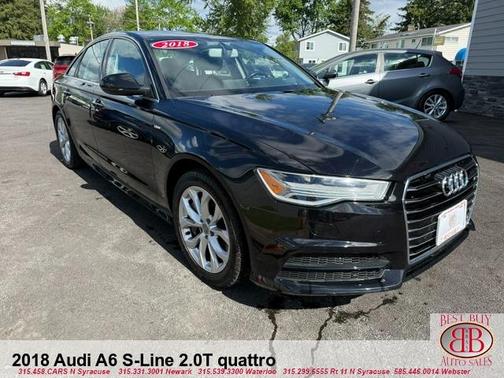 Brilliant Black 2018 Audi A6 2.0T Premium quattro