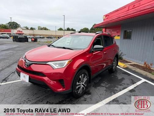 Red 2016 Toyota RAV4 LE