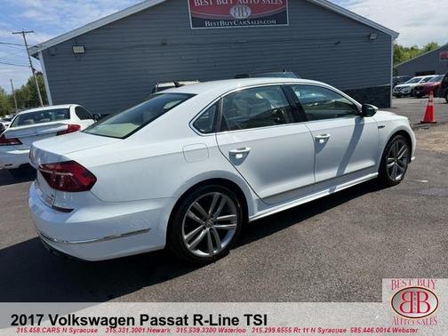 Pure White 2017 Volkswagen Passat 1.8T R-Line