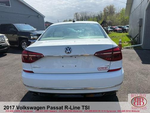 Pure White 2017 Volkswagen Passat 1.8T R-Line
