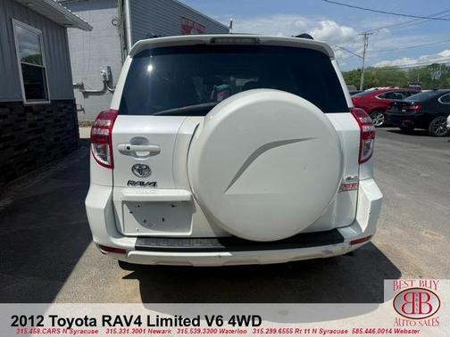 White 2012 Toyota RAV4 Limited