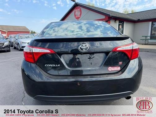 Black 2014 Toyota Corolla L