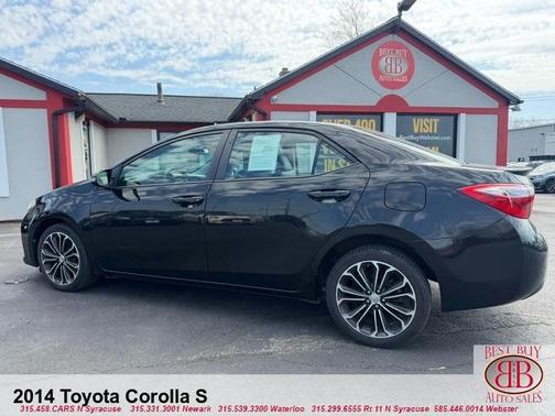 Black 2014 Toyota Corolla L