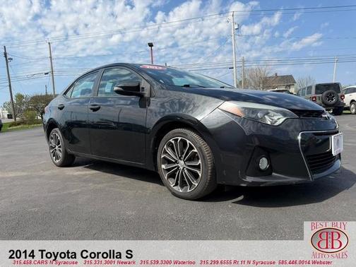 Black 2014 Toyota Corolla L