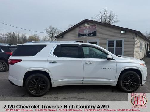 White 2020 Chevrolet Traverse High Country