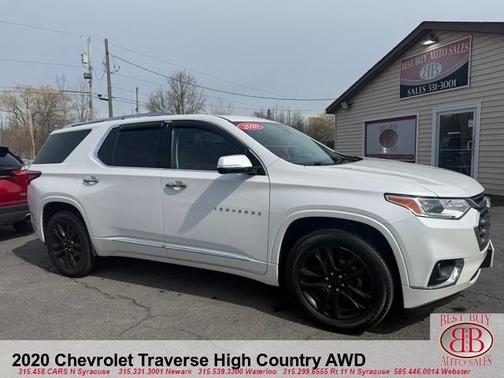 White 2020 Chevrolet Traverse High Country