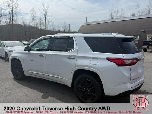 White 2020 Chevrolet Traverse High Country